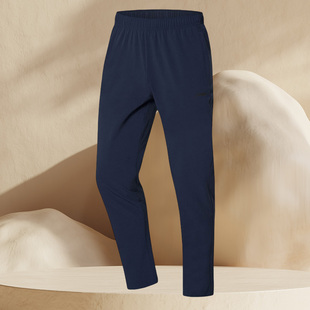 AYKP053 训练系列男松紧帅气宽松休闲直筒子运动长裤 李宁男款 夏季