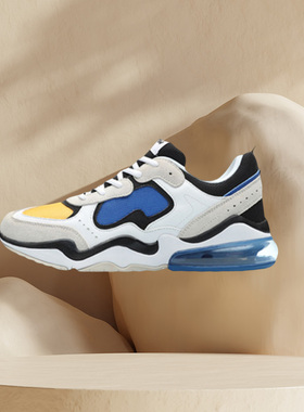 李宁男鞋COUNTERFLOW新款气垫减震休闲鞋秋冬季运动鞋AGCP117