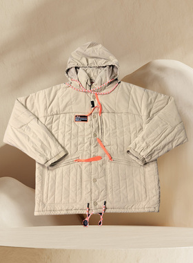 中国李宁男女短款棉服新雪丽保暖时尚运动外套时装周走秀AJMP045