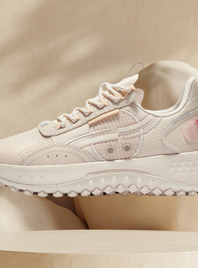 正品春季 李宁女鞋CF月影 休闲鞋复古 舒适运动鞋AGLR158-4