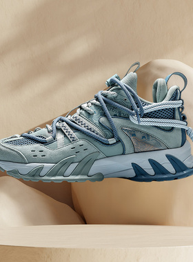 李宁正品男鞋跑步鞋减震时尚透气休闲鞋防滑复古运动鞋 ARDQ007