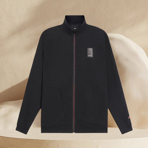 李宁新款正品男子休闲时尚立领运动户外训练运动服AWDS787