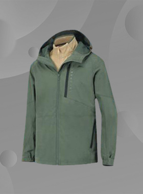 李宁正品新款男冬新款三合一灯芯绒保暖防风运动风衣外套AWBR017