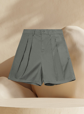 中国李宁运动时尚系列男子休闲短裤经典立体百搭男运动裤AKSP149