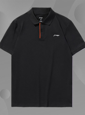 Lining/李宁正品新款男子时尚百搭透气短袖POLO衫YPLT023