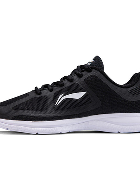 正品李宁春季新款女子网面透气轻质耐磨休闲运动鞋ARBQ032