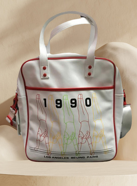 中国李宁男女通用包斜挂包手拎包时装周走秀款潮流时尚ABDN194