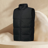 运动时尚 新款 系列灰鸭绒保暖立领羽绒马甲AMRP029 冬季 李宁正品