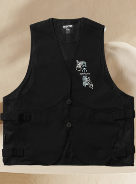 李宁正品新品反伍BADFIVE兵不厌诈男女同款潮流宽松单马甲AMDR009