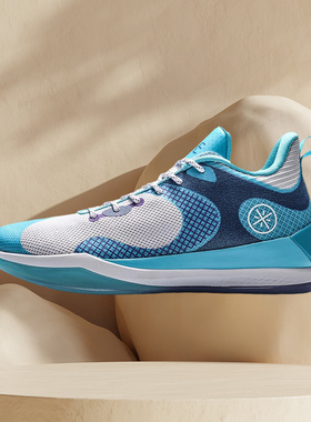 李宁正品20男子韦德减震回弹透气耐磨中帮篮球专业比赛鞋ABAQ061