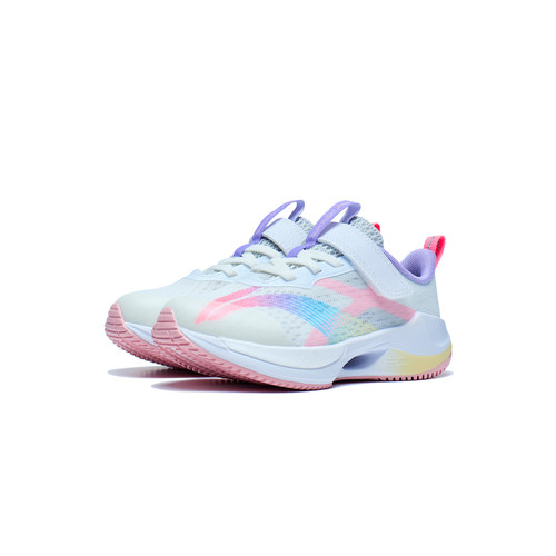 正品李宁男女童鞋小童超轻轻量高回弹低帮舒适运动鞋 YKNT052