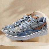 女款 中国李宁937䨻情侣款 减震回弹篮球鞋 牛仔蓝AGBR050