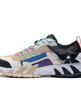 正品李宁 春男鞋耐磨经典舒适 减震回弹野外跑板鞋 ARDS001-4