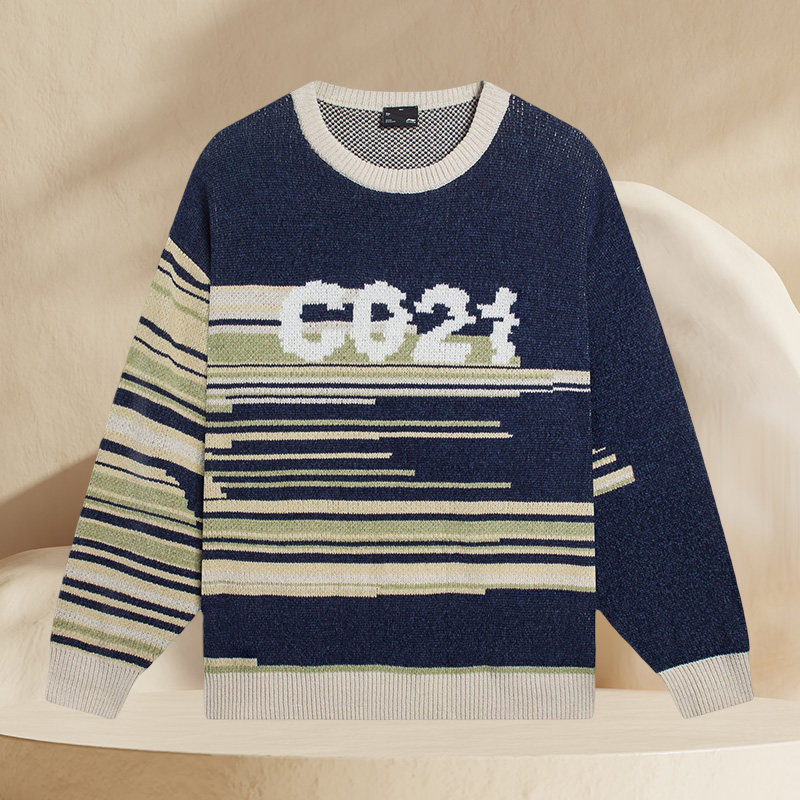 李宁正品男子运动毛衣AMBS183