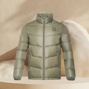 李宁羽绒服男短款冬季韦德系列新款国潮白鹅绒运动服AYMR127