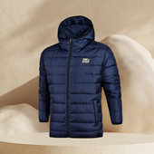 轻薄保暖防风连帽短羽绒服休闲外套AYMM077 新款 李宁男装 冬季