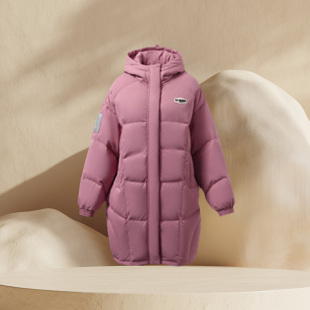 宽松连帽防风保暖鸭绒运动羽绒服 长款 AYMR048 女子冬季 李宁正品