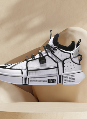 李宁休闲鞋女新款悟道ace防滑耐磨时尚潮流女子中帮运动鞋AGBN062