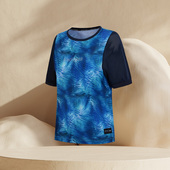 女装 新款 运动衣帅气跑步服装 李宁正品 圆领宽松短袖 T恤AHSN076