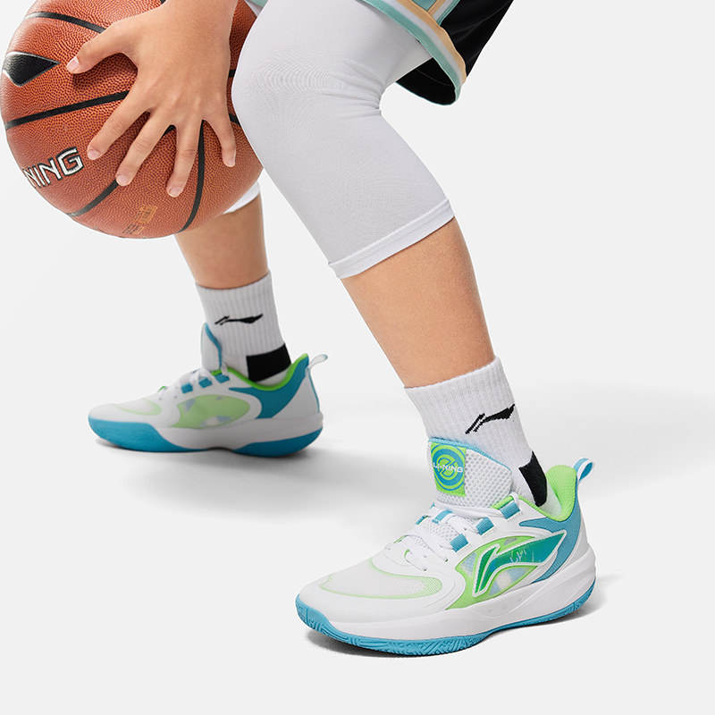 李宁正品男大童篮球鞋缓震儿童