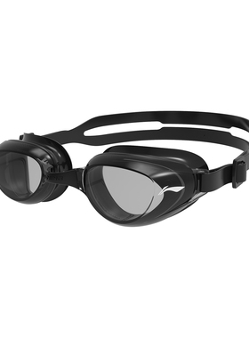 李宁正品ONE游泳系列男女同款柔软硅胶框边运动休闲泳镜ASJU063