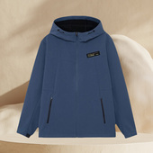 李宁风衣男子冬季 健身加绒防风保暖休闲运动外套AFDR513 新款