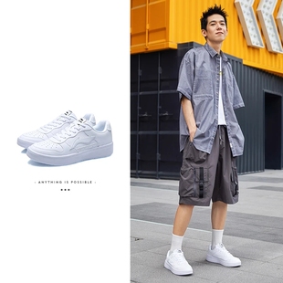 透气耐磨低帮运动休闲鞋 Lining 百搭经典 男子时尚 AGCS419 李宁正品
