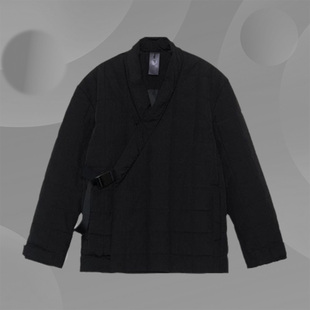 中国李宁成龙联名功夫系列男女秋冬新款国潮短款棉衣外套 AJMR057