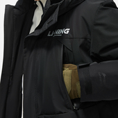 男子火锅羽绒系列保暖防风梭织羽绒服AYMT313 冬季 Lining 李宁正品