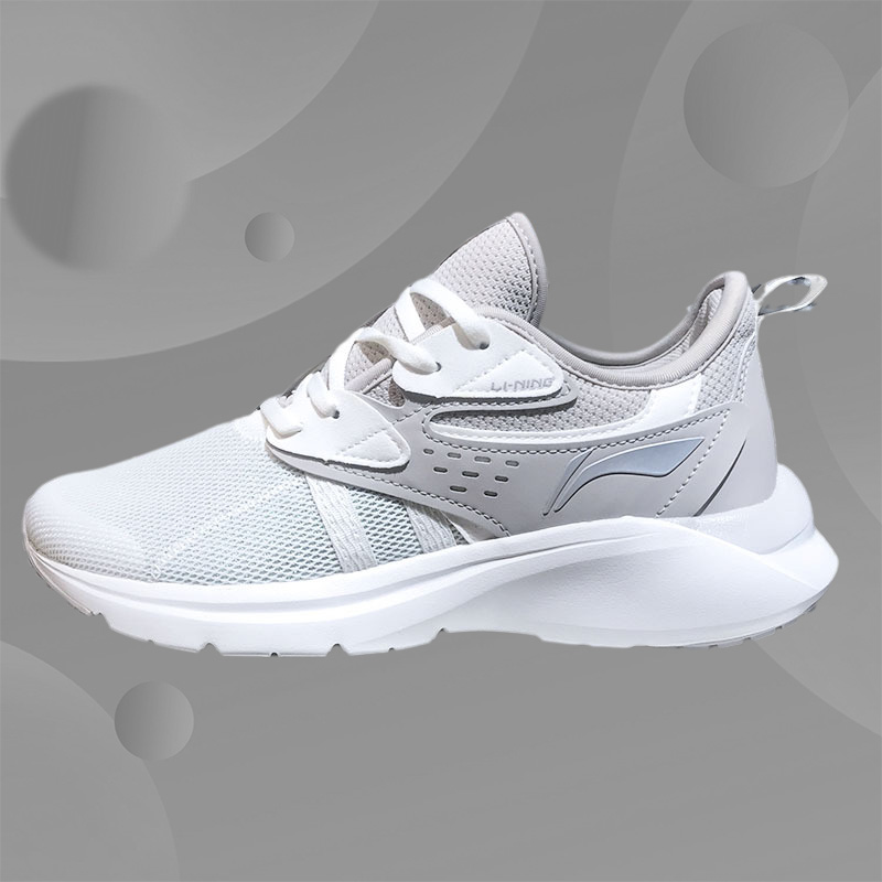 李宁女鞋春季新款网面透气轻便缓震运动休闲跑步鞋 ARHR152