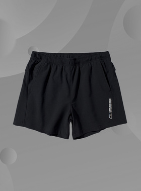 李宁正品潮流休闲时尚运动跑步透气时尚系列女子运动短裤AKSP136