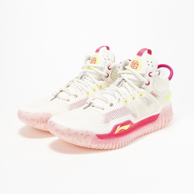 Lining/李宁正品反伍3男子网面透气缓震耐磨中帮篮球鞋ABFT015-4