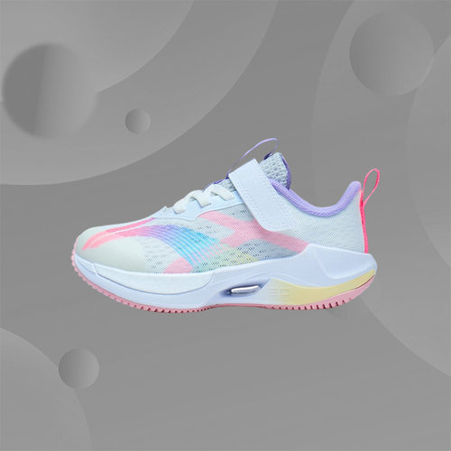 Lining/李宁正品女小童超轻 20 KIDS轻量高回弹透气运动鞋YKNT052