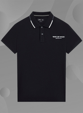 李宁正品秋季新款休闲运动健身透气潮流男子Polo衫APLS175