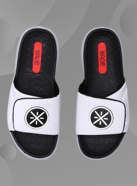 李宁拖鞋男鞋夏季新款运动拖鞋魔术贴韦德之道防水凉鞋AGAP009