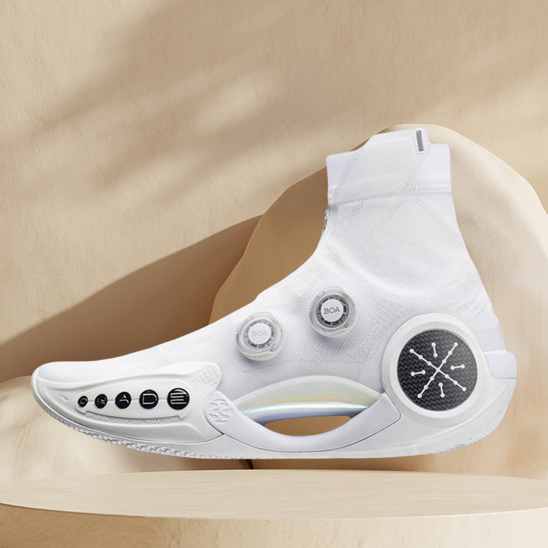 李宁男子韦德之道9 GrayBoy灰孩子反光减震回弹篮球运动鞋ABER003