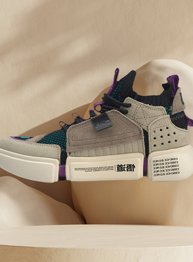 李宁休闲鞋女新款悟道ace防滑耐磨时尚潮流女子中帮运动鞋AGBN062