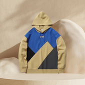 卫衣运动休闲保暖宽松套头连帽上衣AWDR033 新款 李宁正品 男子春季