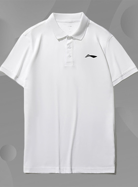 Lining/李宁正品新款男子透气宽松百搭短袖POLO衫YPLT025