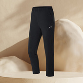 健身系列舒适透气速干长裤 女子运动休闲时尚 AYKS350 新款 李宁正品