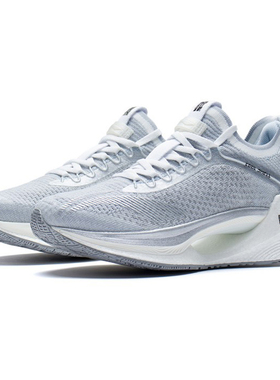 正品李宁女22夏新款反光一体织轻量透气缓震竞速跑步鞋 ARRS004-8