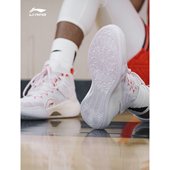 ABAR019 䨻白红回弹缓震实战比赛篮球鞋 正品 李宁CJ1迈克勒姆一代