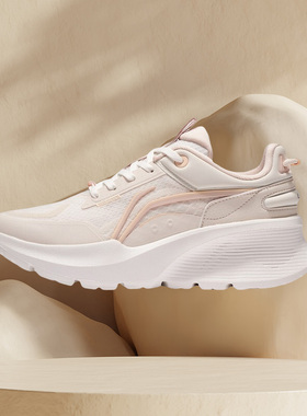 Lining/李宁正品女子新款春夏季网面透气eazGO运动跑步鞋ARES006