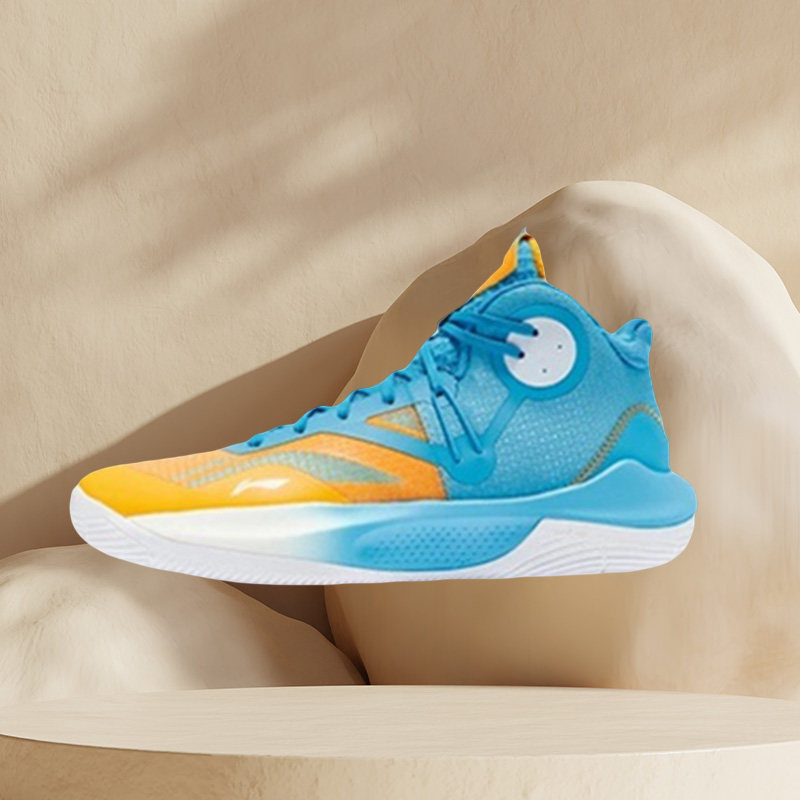 lining李宁音速9黑白冰淇淋无眠白粉蓝樱花粉耐磨篮球鞋abpr017