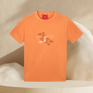 AHSQ813 T桖文化衫 李宁X故宫·宝蕴楼联名款 男女刺绣短袖