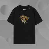 新款 BAD FIVE篮球系列宽松时尚 李宁男夏季 休闲短袖 T恤AHSR469