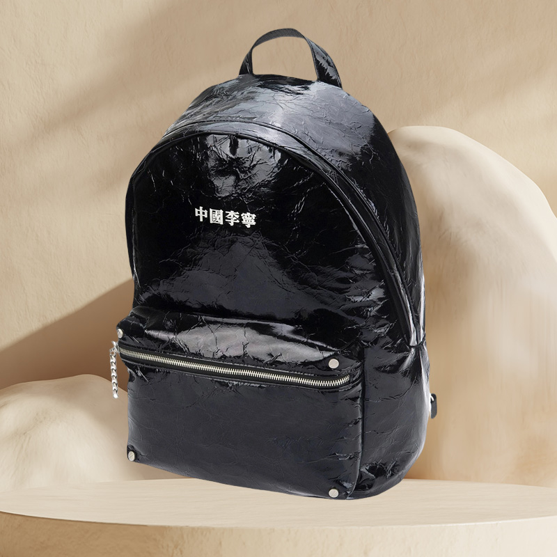 中国李宁正品时装周秀款悟创吾意亮泽时尚男女双肩包ABSR212