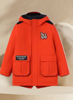 李宁正品童装男女小大童新品运动生活系列中棉服YFMR352