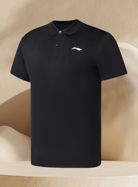 正品 李宁夏季款男子短袖宽松 POLO衫 APLS073