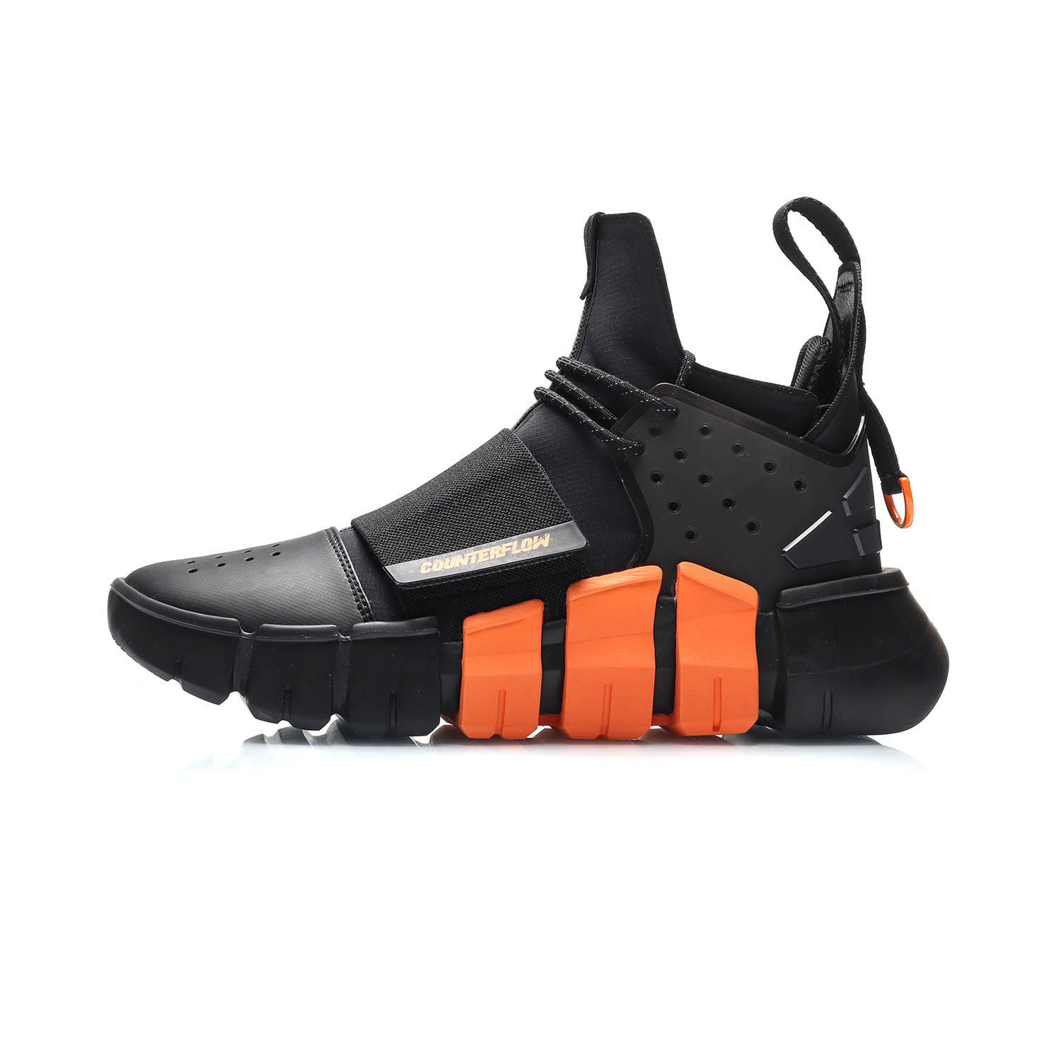 李宁篮球休闲鞋男鞋冬季CF光轮0.9时尚潮流男子高帮运动鞋AGBP107